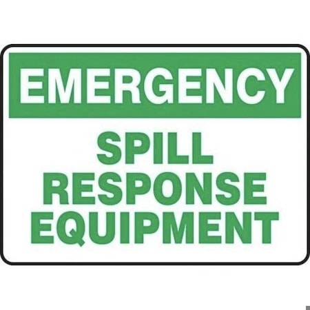 Accuform EMERGENCY CHEMICAL SAFETY SIGN MCHL907XL MCHL907XL